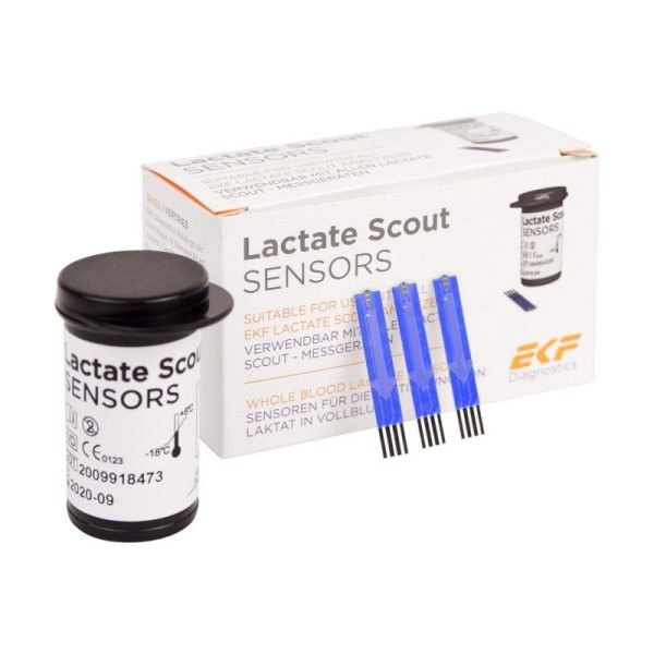 4 botes de 25 tiras reactivas LACTATE SCOUT